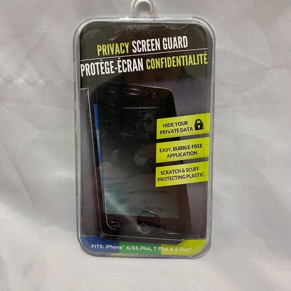 iPhone 6 Plus 6s Plus 7 Plus and 8 Plus Scratch Proof Privacy Screen Guard - Picture 2 of 8